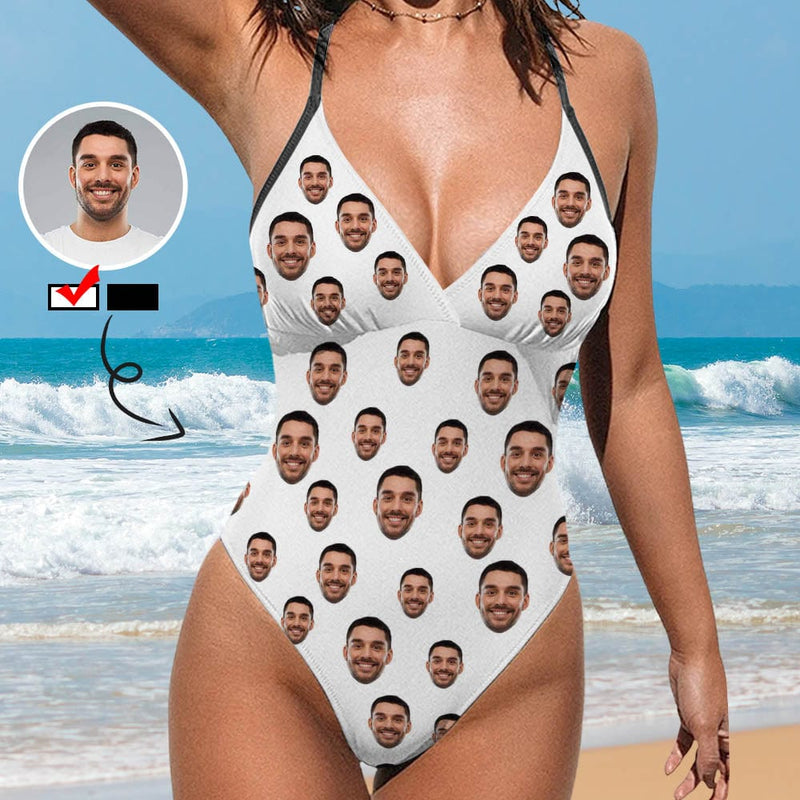 Custom Boyfriend Face All Women's One Piece Swimsuit Bathingsuit