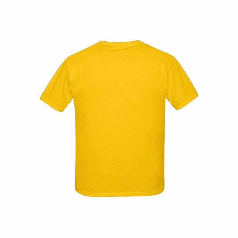 Custom Name Chief Yellow Kid's All Over Print T-shirt