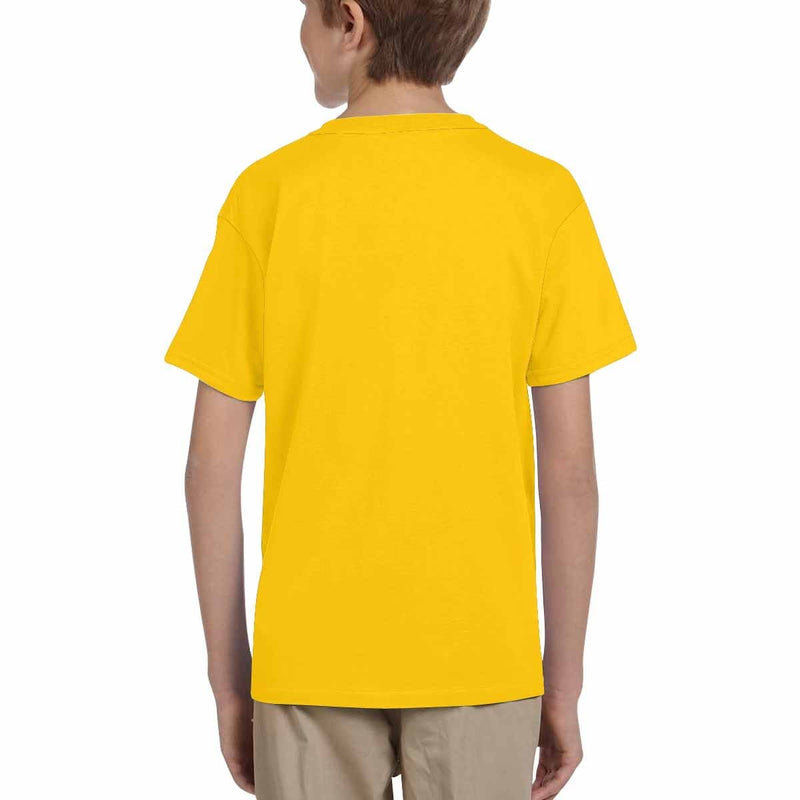 Custom Name Chief Yellow Kid's All Over Print T-shirt